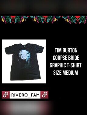 TIM BURTON | CORPSE BRIDE | GRAPHIC T-SHIRT | SIZE MEDIUM